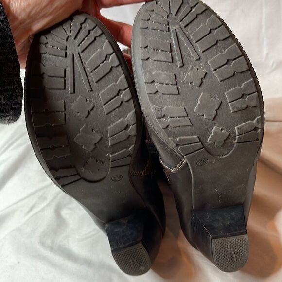 Alpina Fleece Lined Brown Leather/Suede Buckle Boots. Size 7.5. - Picture 13 of 16